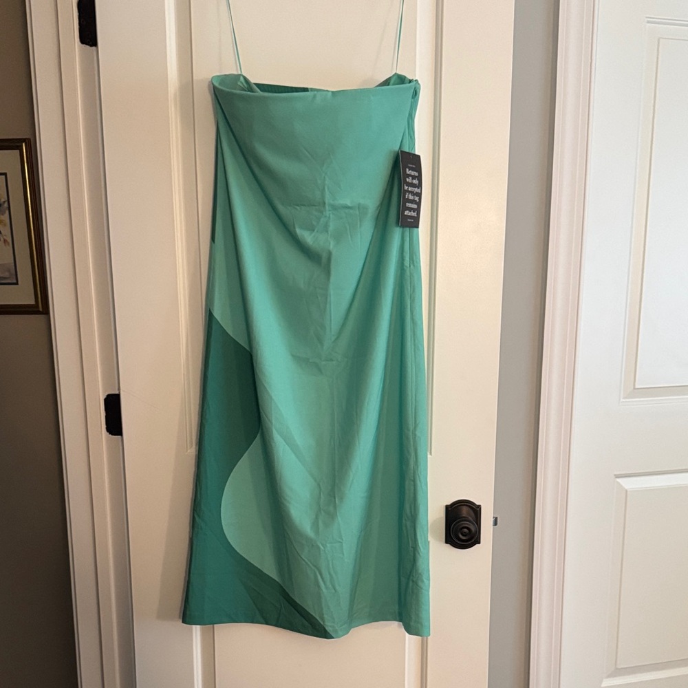 Tuckernuck Mint Green strapless dress NWT